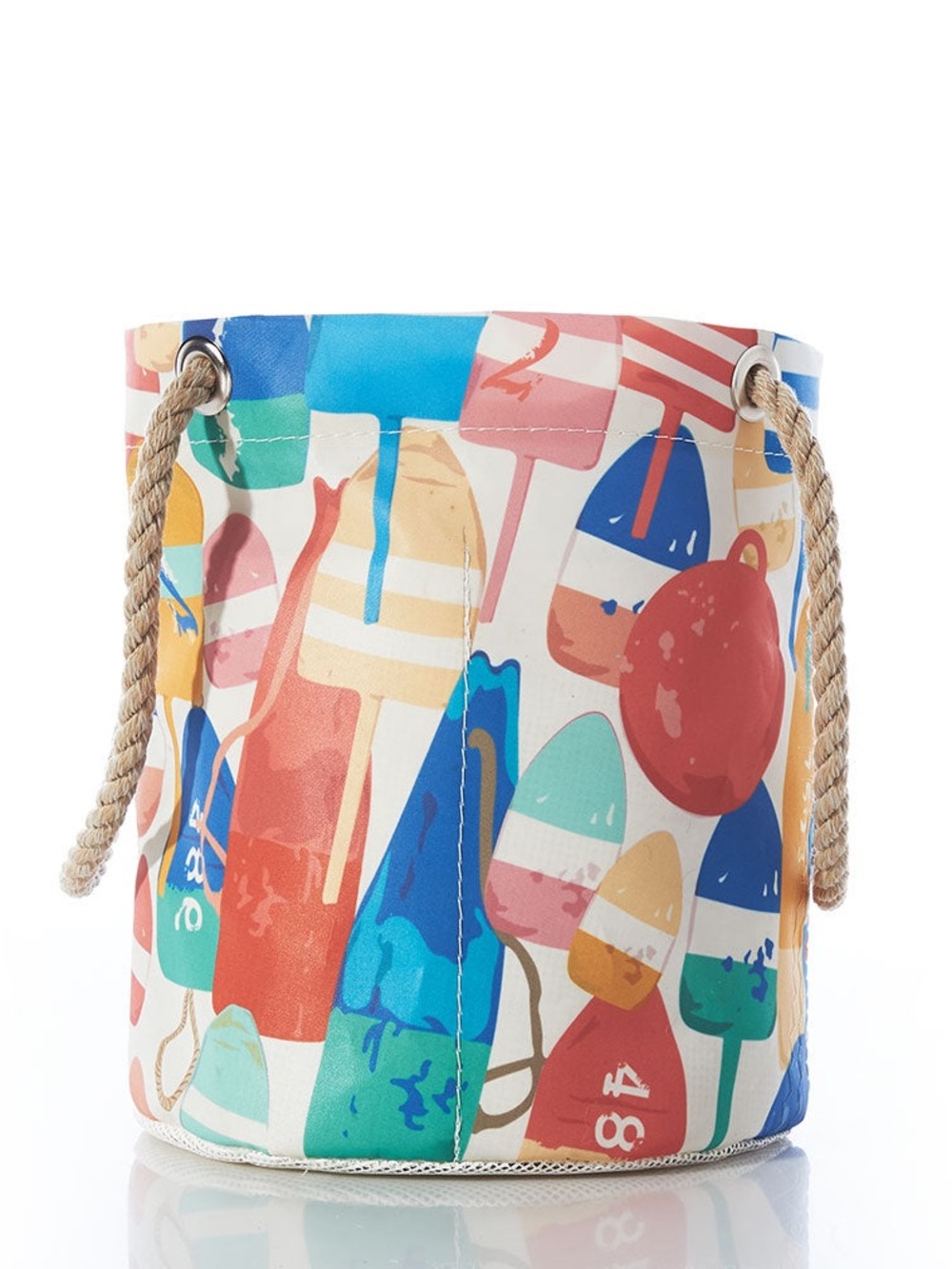 Sea Bags Maine - Downeast Buoys Beachcomber Bucket NWOT